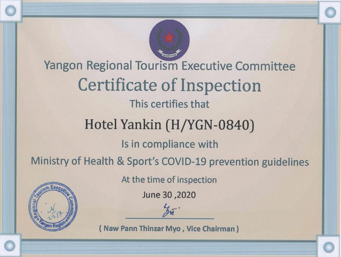 Hotel Yankin Yangon Exterior foto
